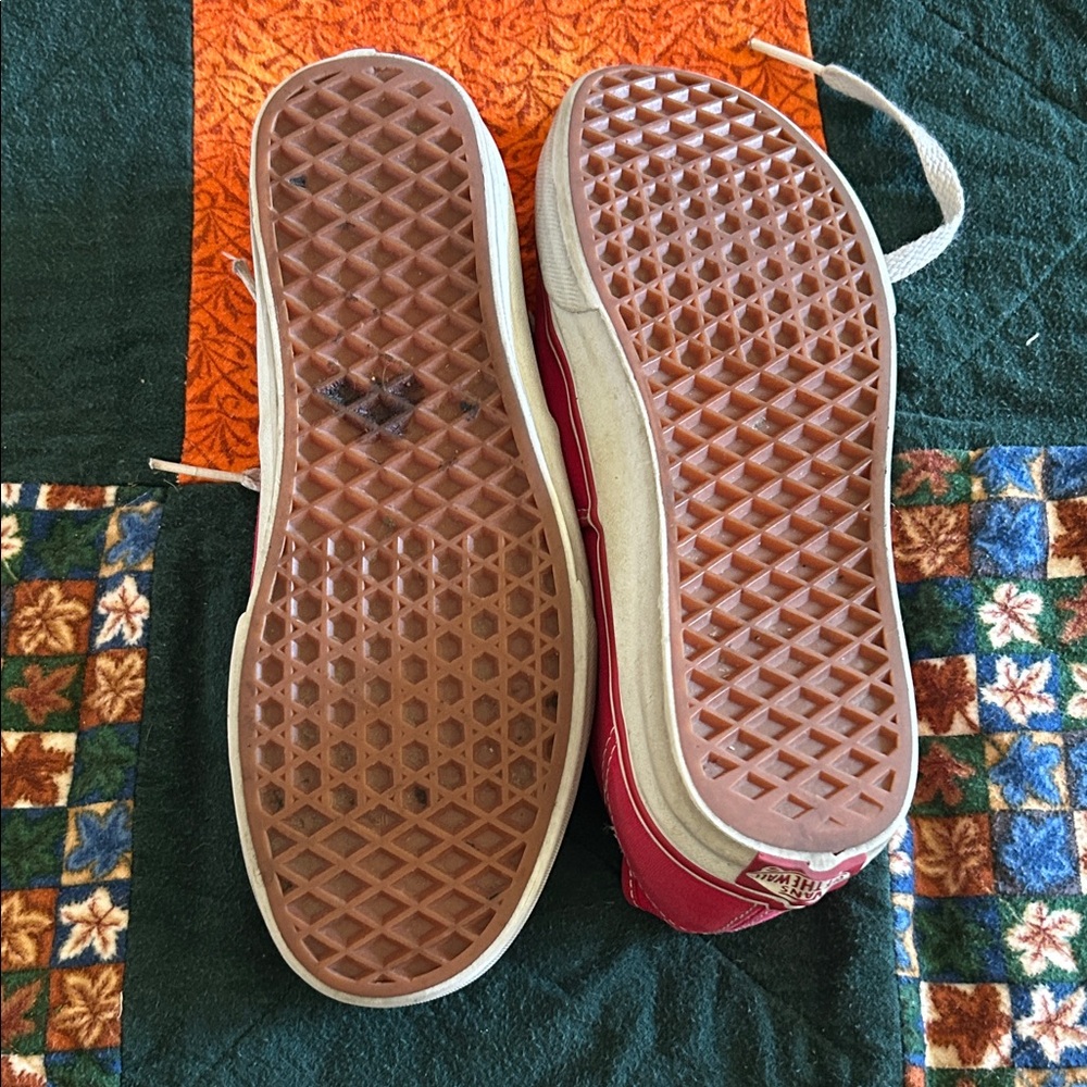 Vans Pink Low-Top Canvas Sneakers - Picture 7 of 7